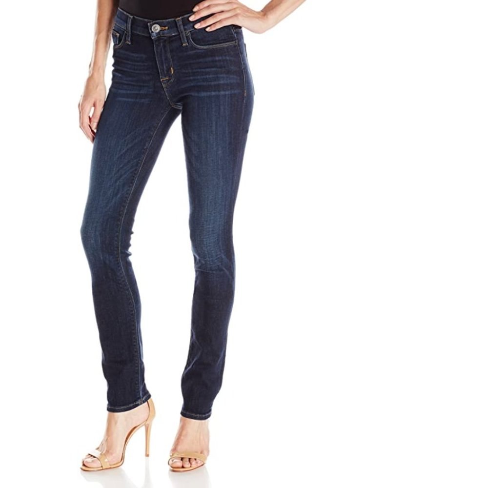 Hudson Women's Shine Midrise Skinny Jean 28